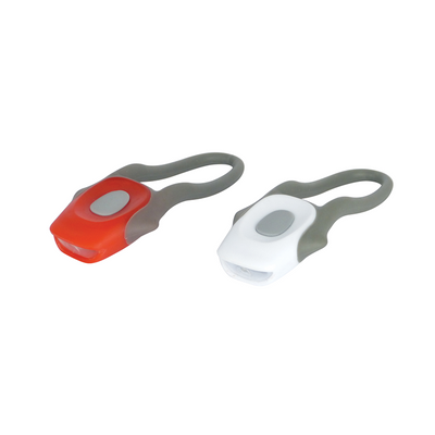 Dresco 2.0 1052272 - set illuminazione per bicicletta luci rana | 6 pezzi