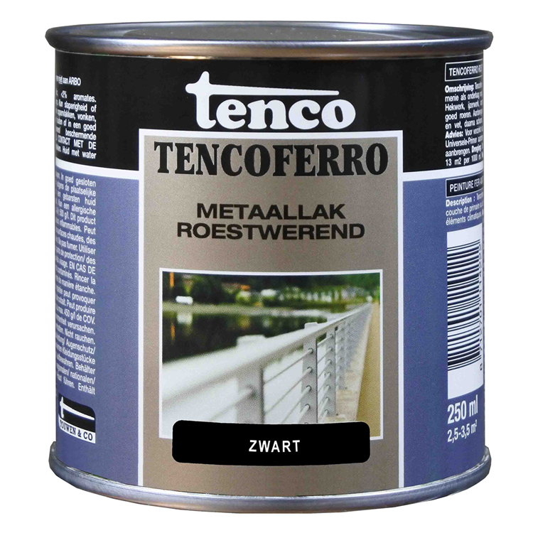 Tenco 1034302 - ferroso 407 nero 0,25l | 4 pezzi