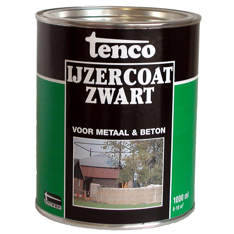 Tenco 1034391 - cappotto in ferro nero 1ltr | 3 pezzi
