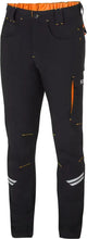 Sparco werkbroek tech light kansas - zwart — oranje