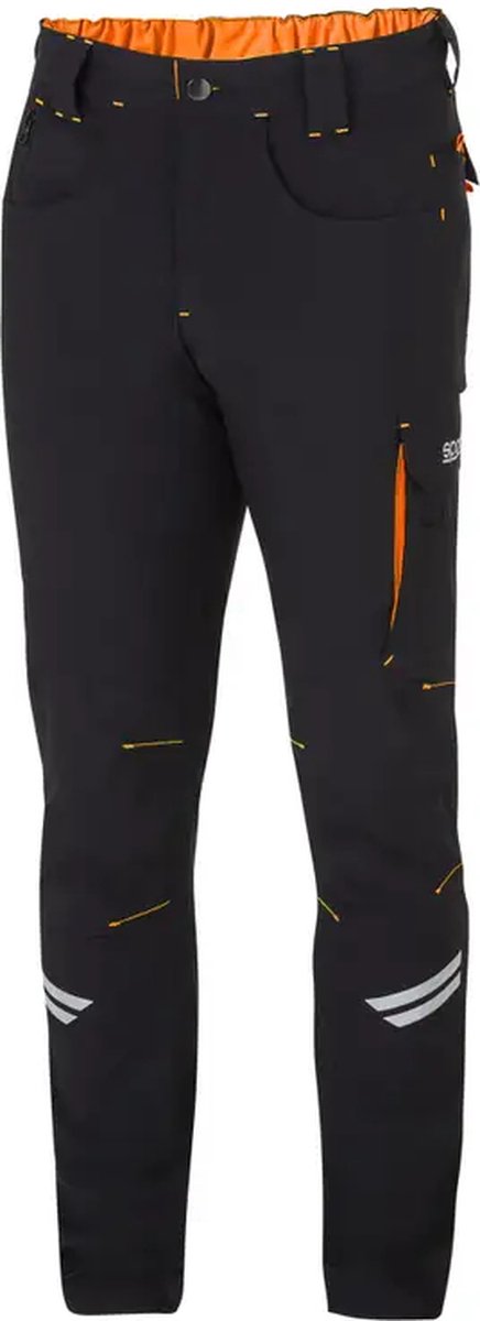 Pantalón de trabajo Sparco tech light kansas - negro - naranja