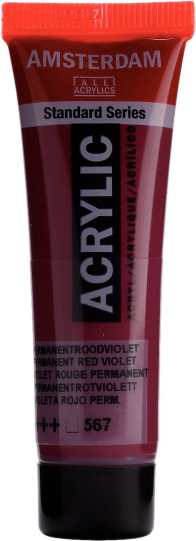 Vernice Royal Talents - acrilica - 567 - rosso viola permanente - Amsterdam - 20 ml