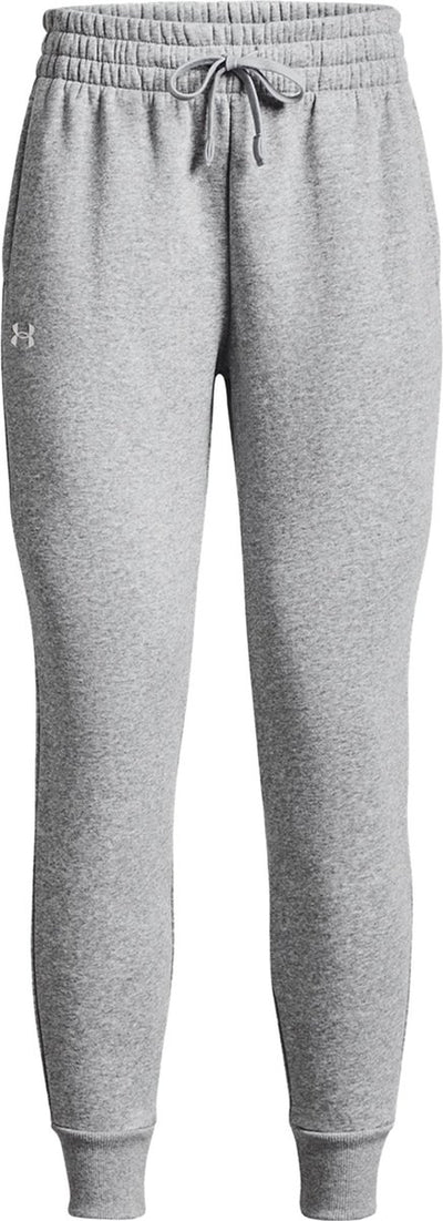 Pantaloni da jogging Under Armour UA Rival Fleece - Pantaloni sportivi da uomo grigi - Castlerock Light Heather - Bianco
