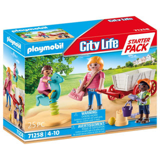Playmobil Starterpack educator with Bolderwagen 71258