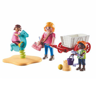 Playmobil Starterpack educator with Bolderwagen 71258