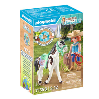 Cavalli da gioco o cascata Ellie e segatura set 71358