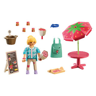 Posizione di vendita di marmellate fatta in casa di Playmobil Country 71445