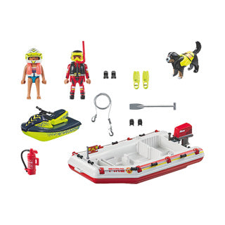 Playmobil Action Heroes Fire Brigade con Waterscooter 71464