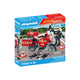 Brigada de bomberos de PlayMobil Action Heroes en el sitio del accidente 71466