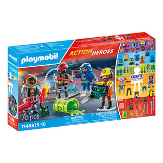Playmobil action heroes my figures fire brigade - 71468