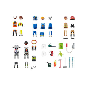 Playmobil action heroes my figures fire brigade - 71468