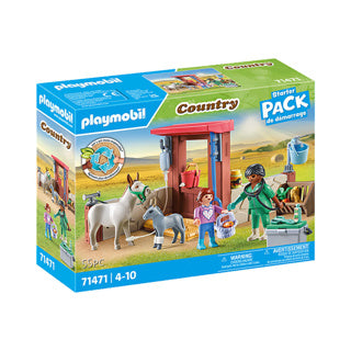 Playmobil Country Farm Vet con gli asini 71471