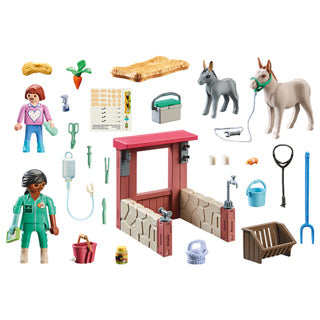 Playmobil Country Farm Vet con gli asini 71471