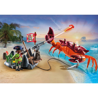 Playmobil Pirates lucha contra el gigantesco cangrejo 71532