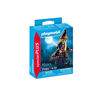 Playmobil 71584 bruja con gato | 2 piezas