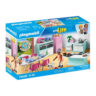 PlayMobil 71608 Cocina con comedor