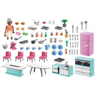 Playmobil 71608 cucina con sala da pranzo