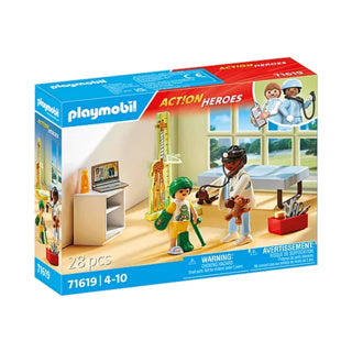 Playmobil 71619 pediatra con Teddybeer