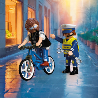 Playmobil 72076, policía y delincuente, acción y aventura, 4 años, multicolor, plástico