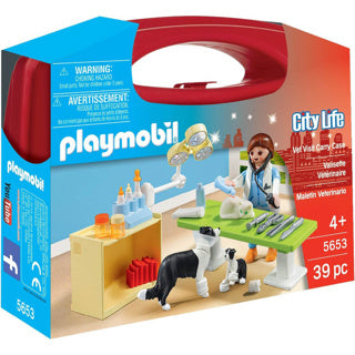 Playmobil 5653 koffer dierenarts | 2 stuks