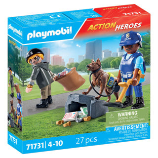 Playmobil 71731 Cane poliziotto con Boef