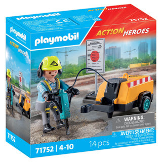 PlayMobil 71752 Trabajador de la construcción