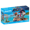 PlayMobil 71794 balsa pirata con tesoro