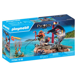 PlayMobil 71794 balsa pirata con tesoro