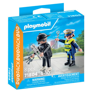 PlayMobil 71804 Oficial de policía y ladrón