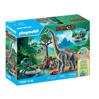 Playmobil 71819 Braquiosaurio con aerodeslizador
