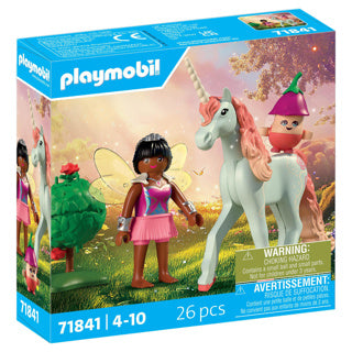 Playmobil 71841 Coleccionable Unicornio Nube Rosa Con Hada | 2 piezas