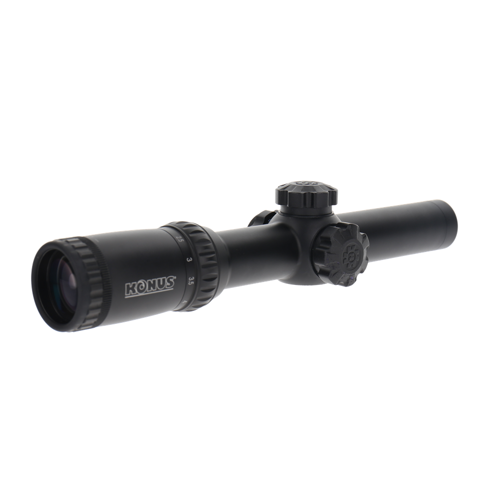 Cappoesa del fucile Konus Konuspro M-30 1-4x24 con croce di filo illuminato