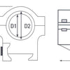 Konus montaggio set 25-30 mm dual-t