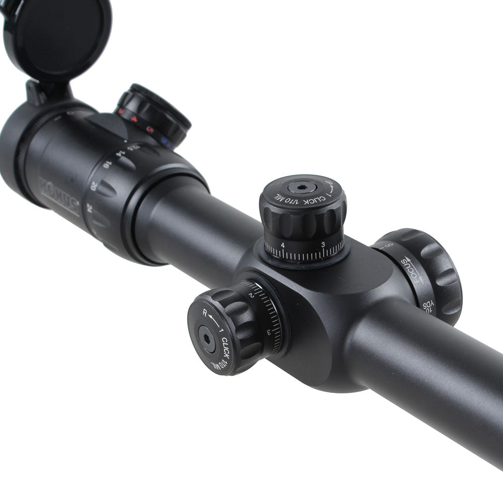 Alcance del rifle Konus Konuspro-M30 12.5-50x56 con cruz de alambre iluminado