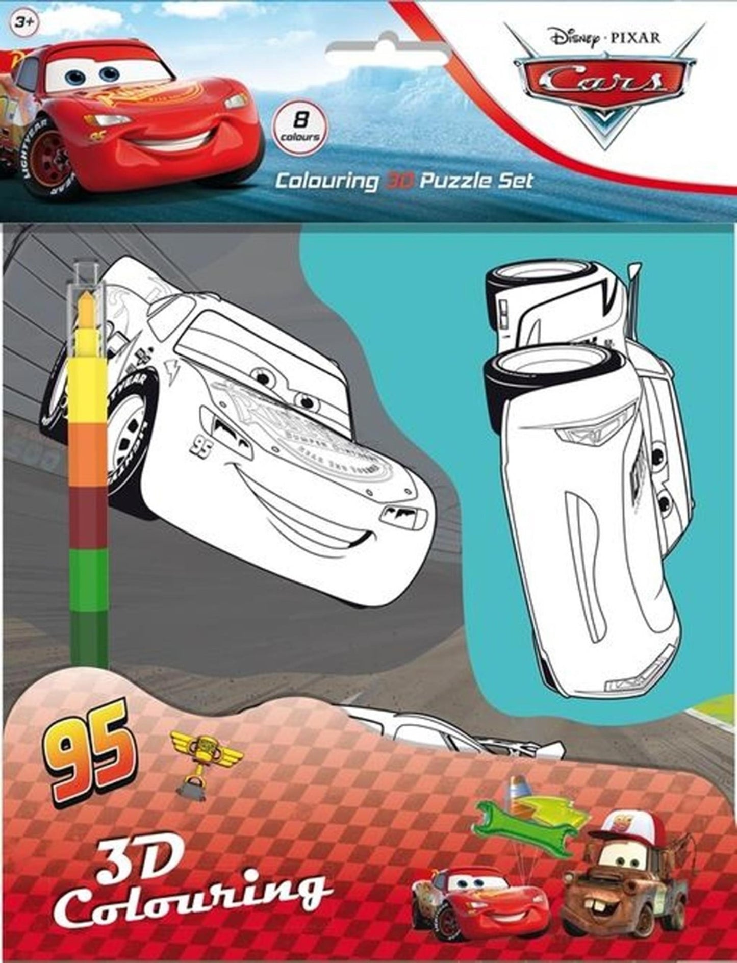Colori 3D per auto con pennarello a 8 colori