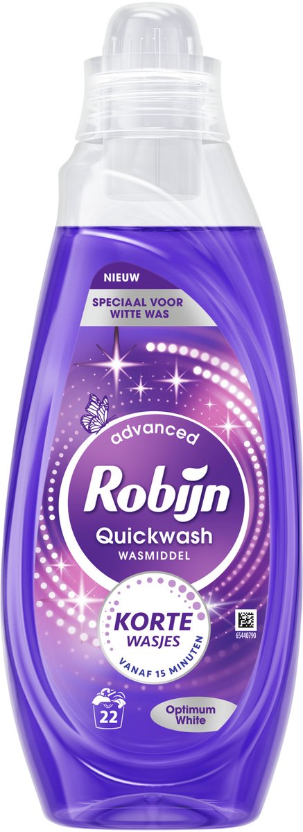 Robijn quickwash - vloeibaar wasmiddel - optimum wit - 22 wasbeurten
