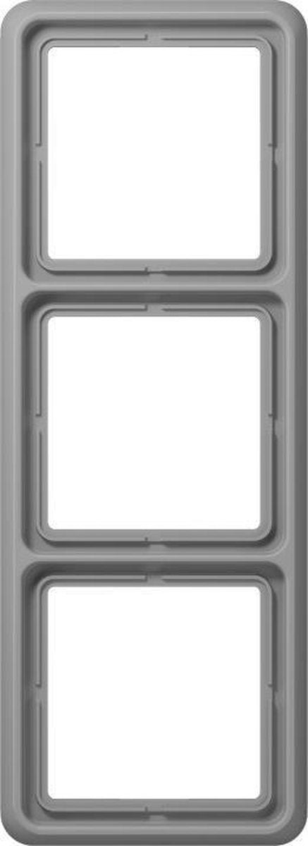 Jung cd583gr copertura telaio 3 vie grigio 1 pezzo(i)