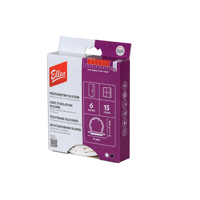 Ellen Draft Band Universal - White - 9x7mm - 6m