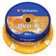 Mandrino DVD-R da 4,7 GB letterale 16x 25 pezzi