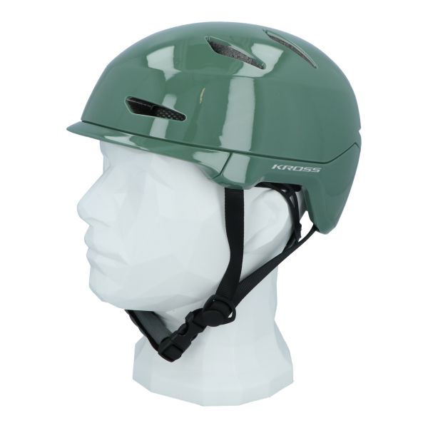 Helmet Kross Bicycle City Capillo M (54-58 cm) - Green