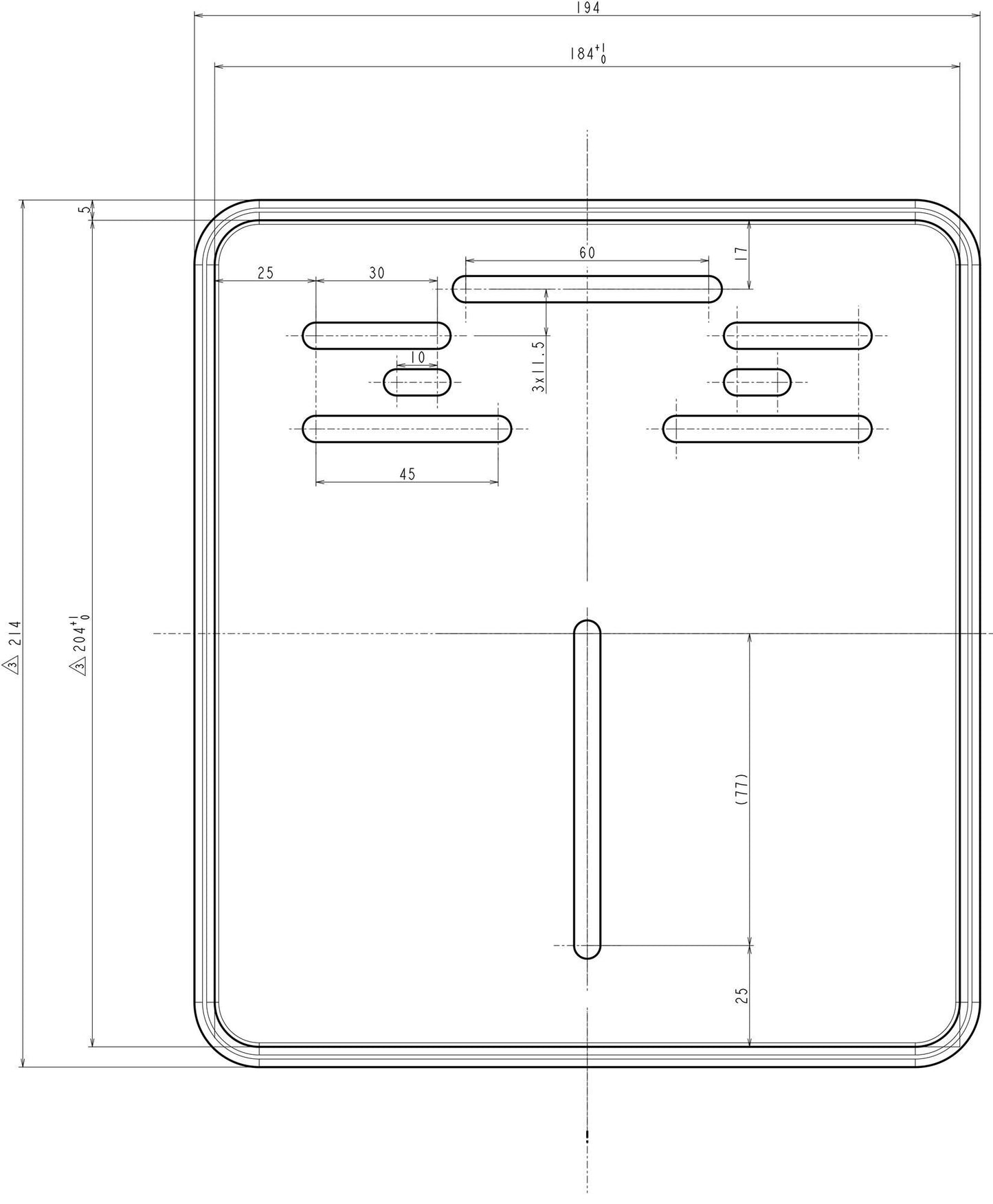 Daytona numerata 18x20cm alu sw