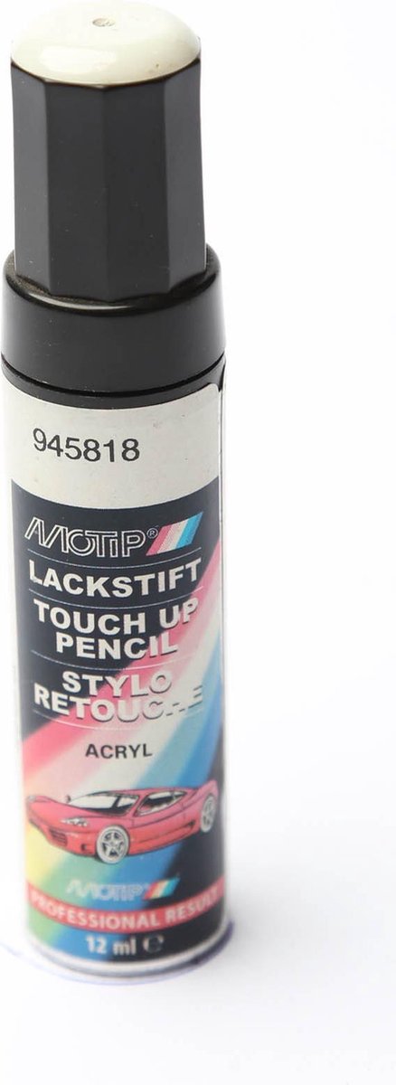 Motip 945818 - penna per vernice per auto - bianco - 12 ml