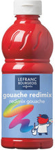 Lefranc bourgeois l b gouache paint redimix carmine red 500ml