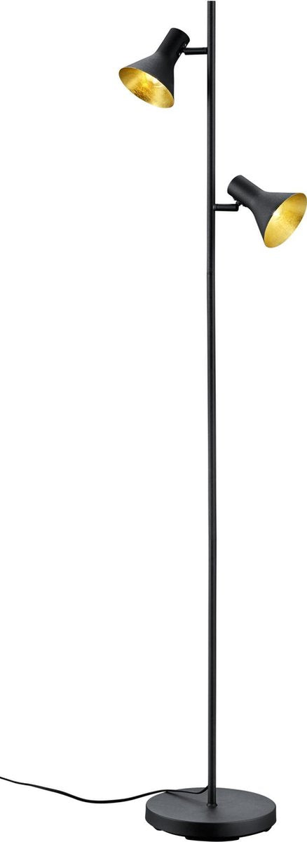 Rl vive tu realidad luminosa nina - lámpara de pie - negro - excl. 2x e14 2 w - interruptor de pie
