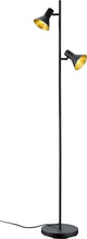 Rl live your light reality nina - vloerlamp - zwart - excl. 2x e14 2 w - badkamerverlichting