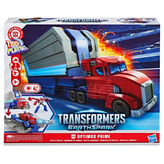 Trailer della battaglia di Transformers Earthspark Optimus Prime