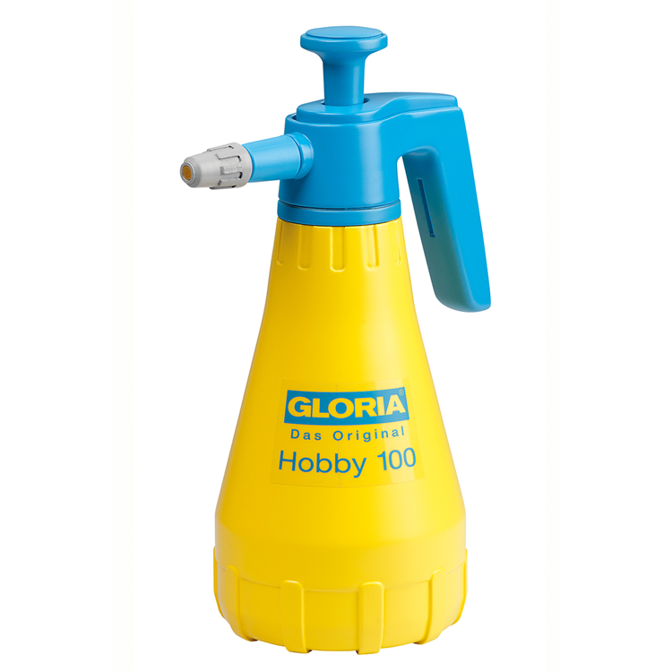Gloria hobby 100 drukspuit - plantenspuit - traploos verstelbare sproeikop - 1 liter