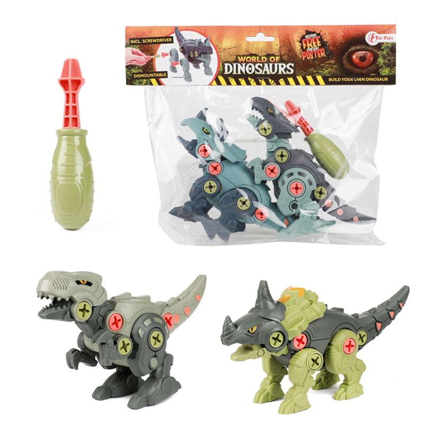 Toi-toys toi toys dino desmontable 2 piezas en bolsa