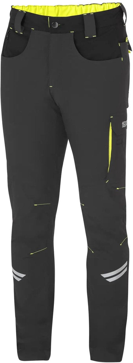 Pantaloni da lavoro Sparco tech light kansas - nero - verde