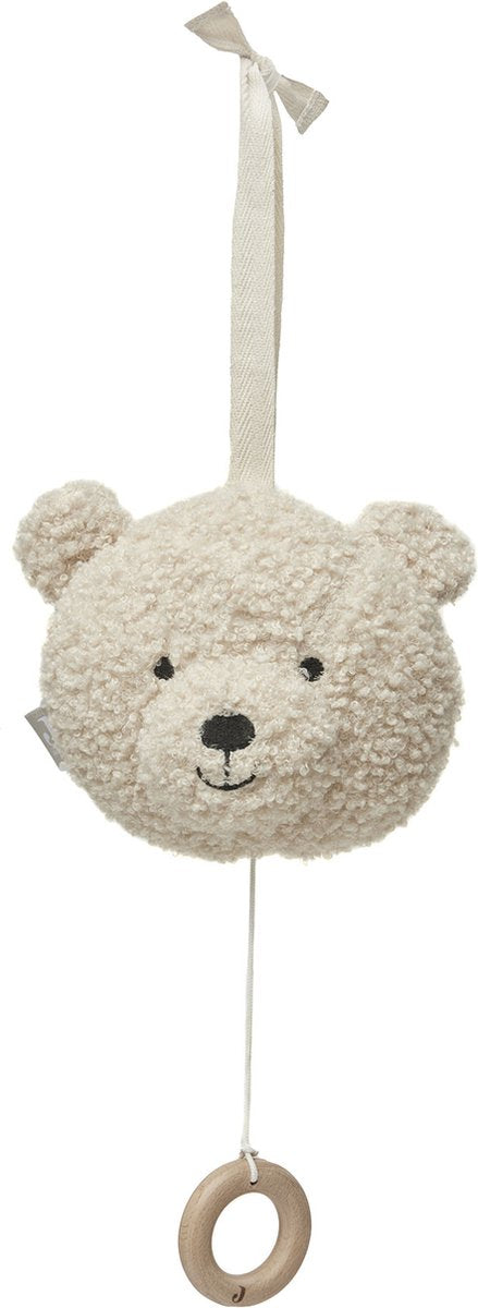 Jollein - muziekhanger teddy bear (naturel) - muziekhanger baby